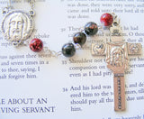 Holy Face Rosary -Catholic Rosary - Handmade-Rosary Beads-Serenity Gifts