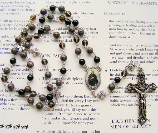 St Peregrine Rosary - Handmade-Rosary Beads-Serenity Gifts