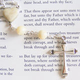 Handmade Anglican Rosary - Mother of Pearl-Anglica Rosary-Serenity Gifts