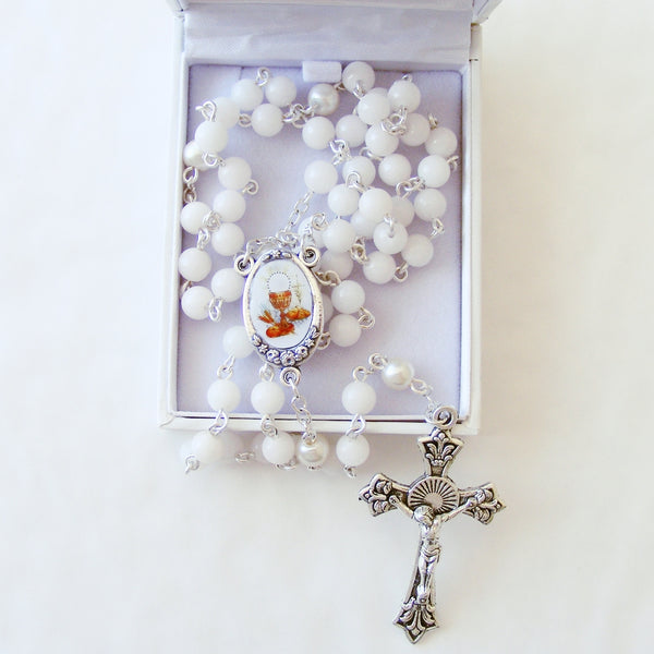 First Holy Communion Gift Set - Handmade Rosary-Rosary Beads-Serenity Gifts