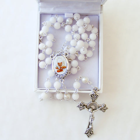 First Holy Communion Gift Set - Handmade Rosary-Rosary Beads-Serenity Gifts