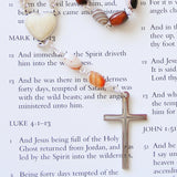 Handmade Anglican Rosary - Botswana Agate-Anglica Rosary-Serenity Gifts