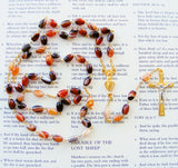 Our Lady of Grace Rosary -Catholic Rosary - Handmade-Rosary Beads-Serenity Gifts