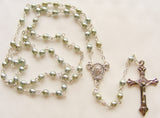 Baby's First Rosary Beads in Round Polyfoam Purse - Blue-Baptism & Christening-Serenity Gifts