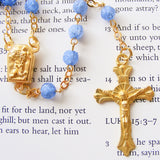 Our Lady of Lourdes Rosary with Holy Water-Rosary Beads-Serenity Gifts