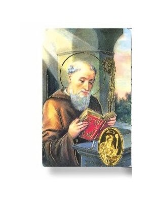 Prayer Card - St Benedict-Prayer Card-Serenity Gifts