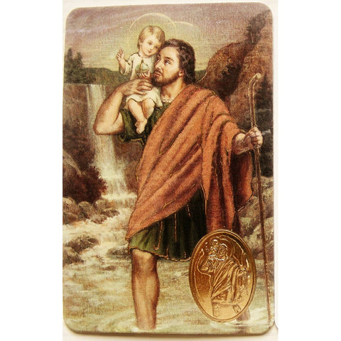 Prayer Card - St Christopher - Travel-Prayer Card-Serenity Gifts
