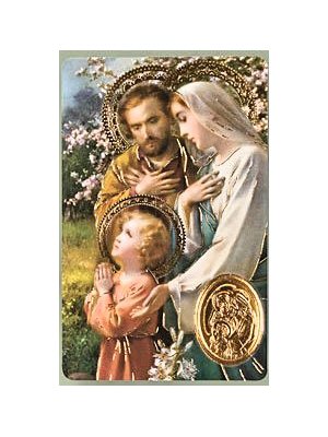 Prayer Card - Holy Family-Prayer Card-Serenity Gifts