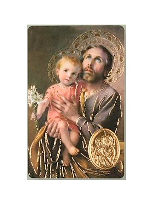 Prayer Card - St Joseph-Prayer Card-Serenity Gifts