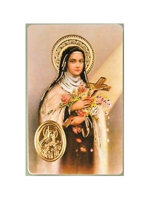 Prayer Card -St. Theresa the Little Flower-Prayer Card-Serenity Gifts