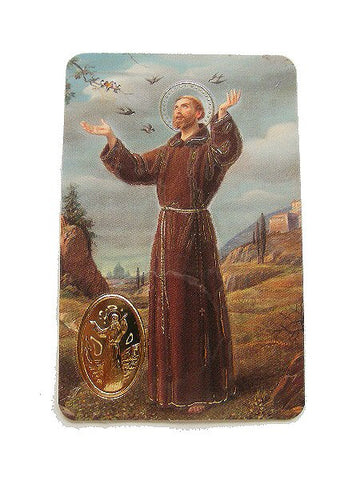 Prayer Card - St Francis-Prayer Card-Serenity Gifts