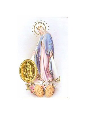 Prayer Card - Our Lady of the Miraculous Medal-Prayer Card-Serenity Gifts