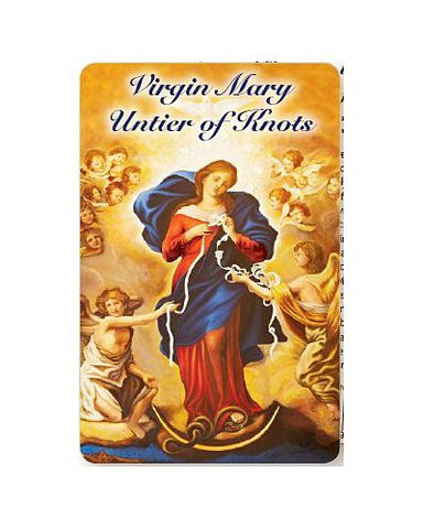 Prayer Card -Our Lady Untier of Knots-Prayer Card-Serenity Gifts