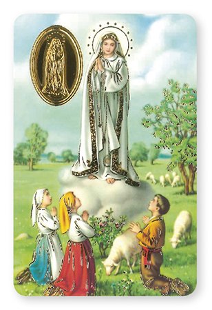 Prayer Card - Our Lady of Fatima-Prayer Card-Serenity Gifts