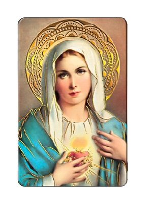 Prayer Card - Sacred Heart of Mary-Prayer Card-Serenity Gifts