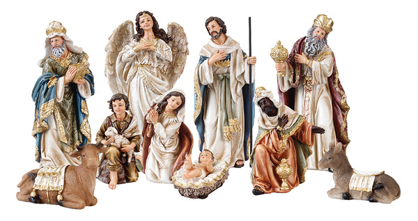 Nativity Crib Figures - 8" High - 42