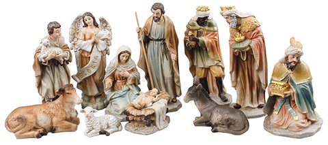 Nativity Crib Figures - 8" High - 58