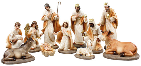 Nativity Crib Figures - 8" High - 88