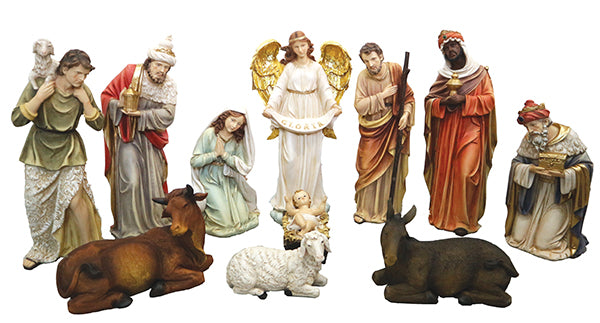 Nativity Crib Figures - 24" High-Nativity Crib Figures-Serenity Gifts