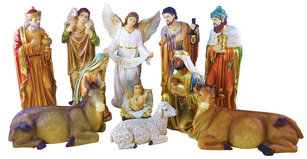 Nativity Crib Figures - 39" High-Nativity Crib Figures-Serenity Gifts