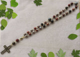 Handmade Anglican Chain Link Rosary - Picasso Jasper-Rosary Beads-Serenity Gifts