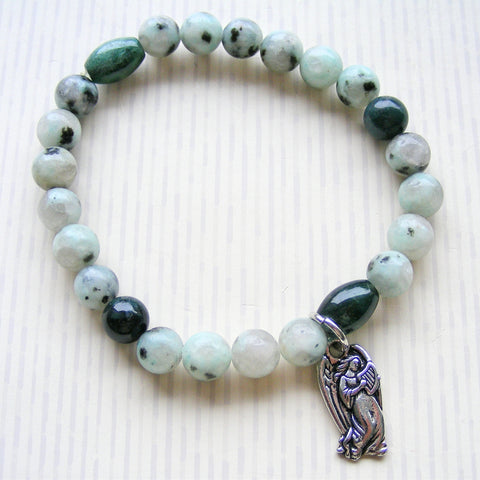 Christian Bracelet - Praying Angel-Religious Stretch Braclets-Serenity Gifts