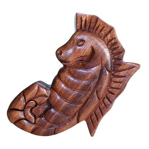 Bali Puzzle Box - Sea Horse-Bali Magic Box-Serenity Gifts