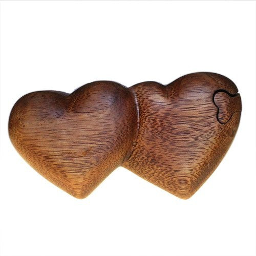 Bali Puzzle Box - Twin Hearts-Bali Magic Box-Serenity Gifts