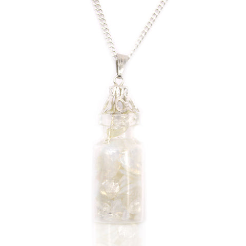 Bottled Gemstones Necklace - Opalite-Gemstone Necklace-Serenity Gifts