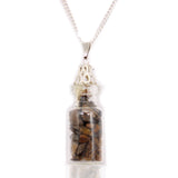 Bottled Gemstones Necklace - Tiger Eye-Gemstone Necklace-Serenity Gifts