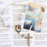 Handmade Chain Link Rosary - Car Rosary and Prayer Card-Car Rosary-Serenity Gifts