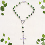 Handmade Anglican Car Rosary - Green-Anglican Car Rosary-Serenity Gifts
