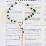 Handmade Anglican Car Rosary - Green-Anglican Car Rosary-Serenity Gifts
