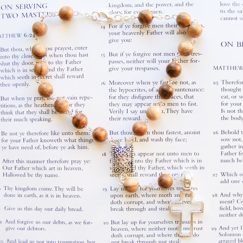 Handmade Anglican Car Rosary - Olive Wood-Anglican Car Rosary-Serenity Gifts