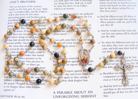 Our Lady of Mount Carmel Rosary - Handmade Catholic Rosary-Rosary Beads-Serenity Gifts