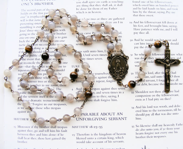 Our Lady of Fatima Rosary - Handmade Catholic Rosary-Rosary Beads-Serenity Gifts