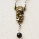 Handmade Chain Link Rosary - Red Acrylic Faceted - 6mm-Jewellery-Serenity Gifts