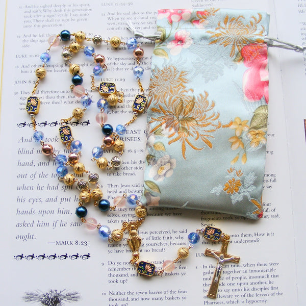 Handmade Heirloom Collection Rosary - 711-Rosary Beads-Serenity Gifts