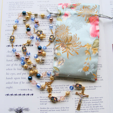 Handmade Heirloom Collection Rosary - 711-Rosary Beads-Serenity Gifts
