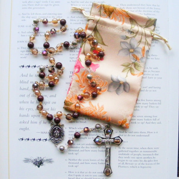 Handmade Heirloom Collection Rosary - 718-Rosary Beads-Serenity Gifts