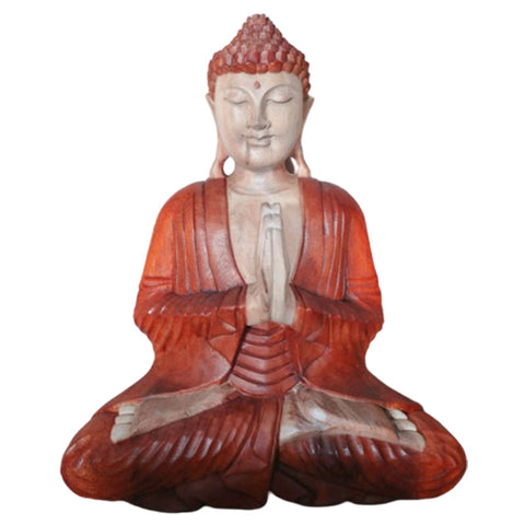 Hand Carved Buddha Statue - Welcome - 40cm-Figurine-Serenity Gifts