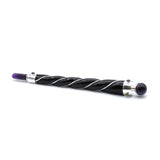 Twisted Healing Wand - Amethyst Sphere-Gemstone Wand-Serenity Gifts