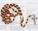 St. Joseph Rosary - Brown Wood-Rosary Beads-Serenity Gifts