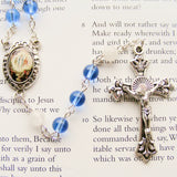 Our Lady Of Knock Rosary - Blue-Rosary Beads-Serenity Gifts