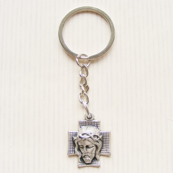 Holy Face of Jesus Keyring-Holy Face of Jesus Keyring-Serenity Gifts