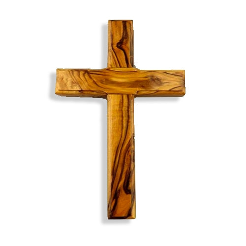 Olive Wood Wall Cross - 12cm-Olive Wood Standing Cross-Serenity Gifts