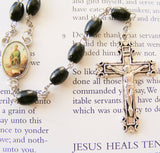 St Patrick Rosary - Black Wood-Rosary Beads-Serenity Gifts