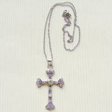 Cross Necklace - Clear-Chrisitan Necklace-Serenity Gifts