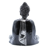 Meditating Buddha Statue - Black & Grey-Figurine-Serenity Gifts