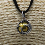 Bali Silver Angel Bell Pendant - Prosperity - 16mm-Gemstone Necklace-Serenity Gifts